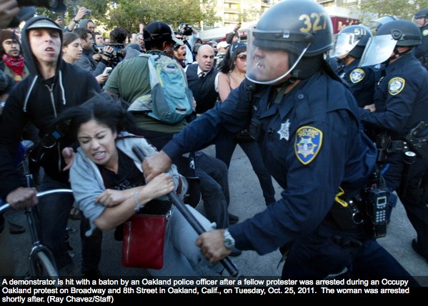 OCCUPY OAKLAND: Headbashing and Kittens — BagNews