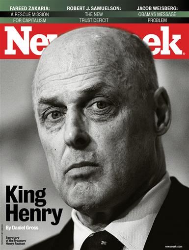 newsweek cover. Paulson Newsweek